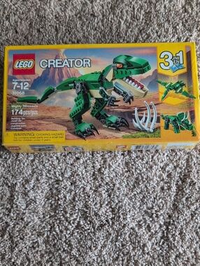 LEGO Creator Green and Dark Green Mighty Dinosaur Toy Set Brand New